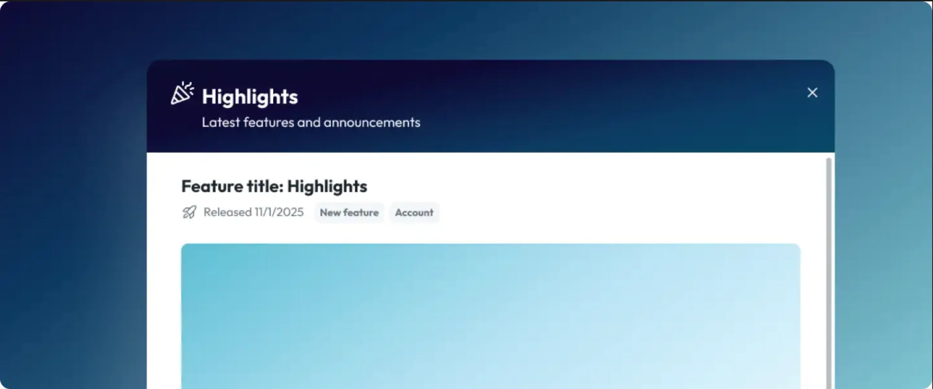 Highlights Feature