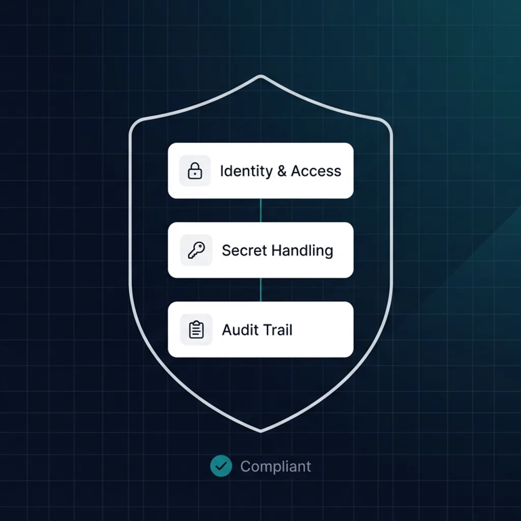 Security guardrails built into the Syllable agent build process